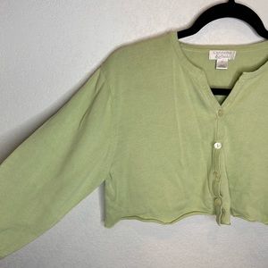 Christopher & Banks Cropped Cardigan